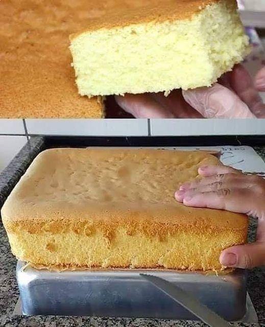 Pão de Ló Fofinho e Irresistível