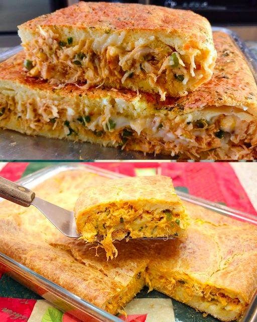 Torta de Frango Cremosa com Massa Caseira: Uma Delícia para a Família