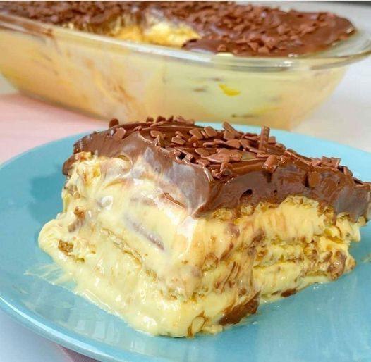 Pavê de Mousse de Maracujá com Chocolate: Uma Sobremesa Deliciosa