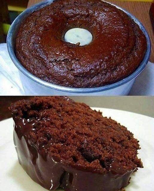 Bolo de Chocolate de Liquidificador Delicioso