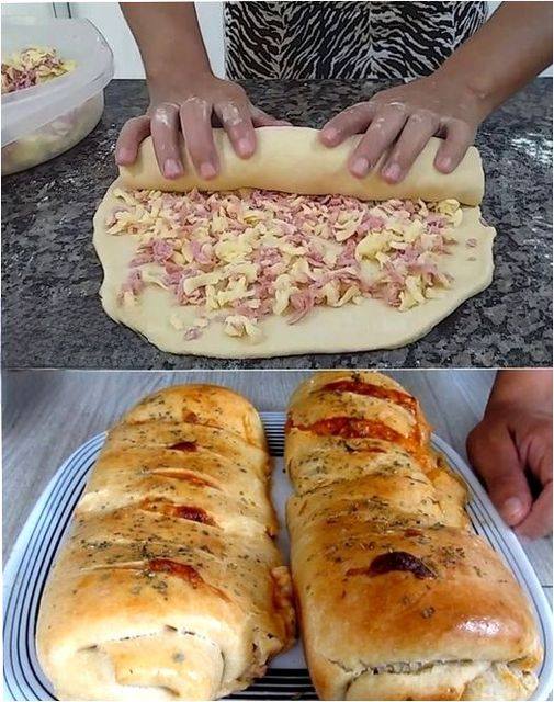 Pão Segura Marido de Calabresa Fofinho e Bem Recheado