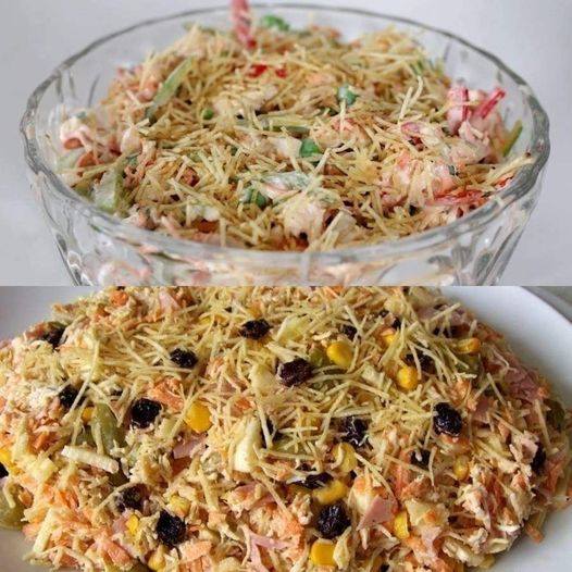 Salpicão De Frango Simples e Delicioso