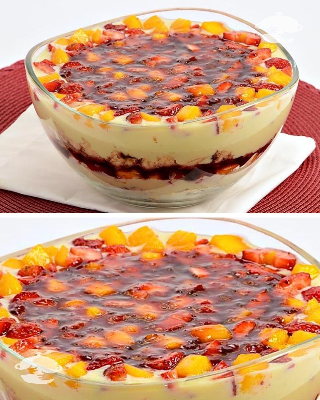 Pavê Especial de Frutas: Simples e Delicioso