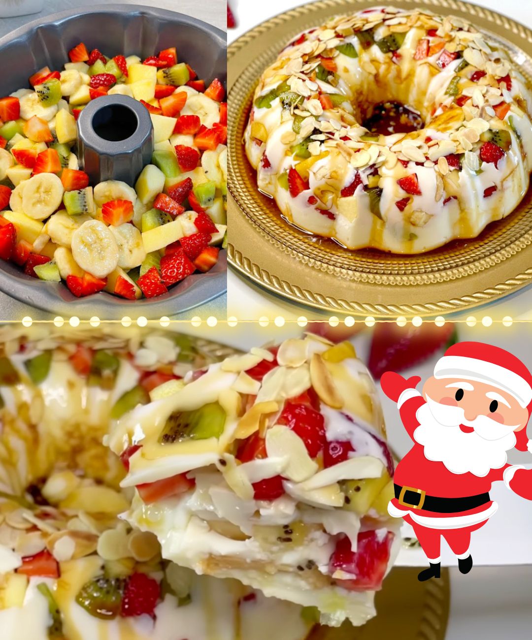 Salada de Frutas Cremosa com Gelatina: Uma Fusão Refrescante