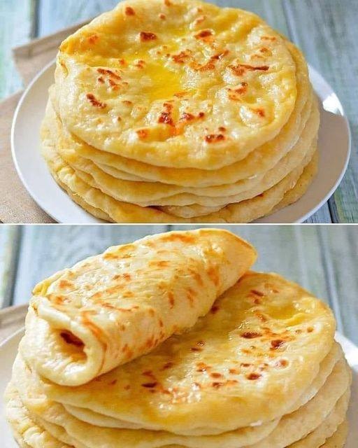 Pãozinho Saudável de Frigideira Fácil e Muito Delicioso